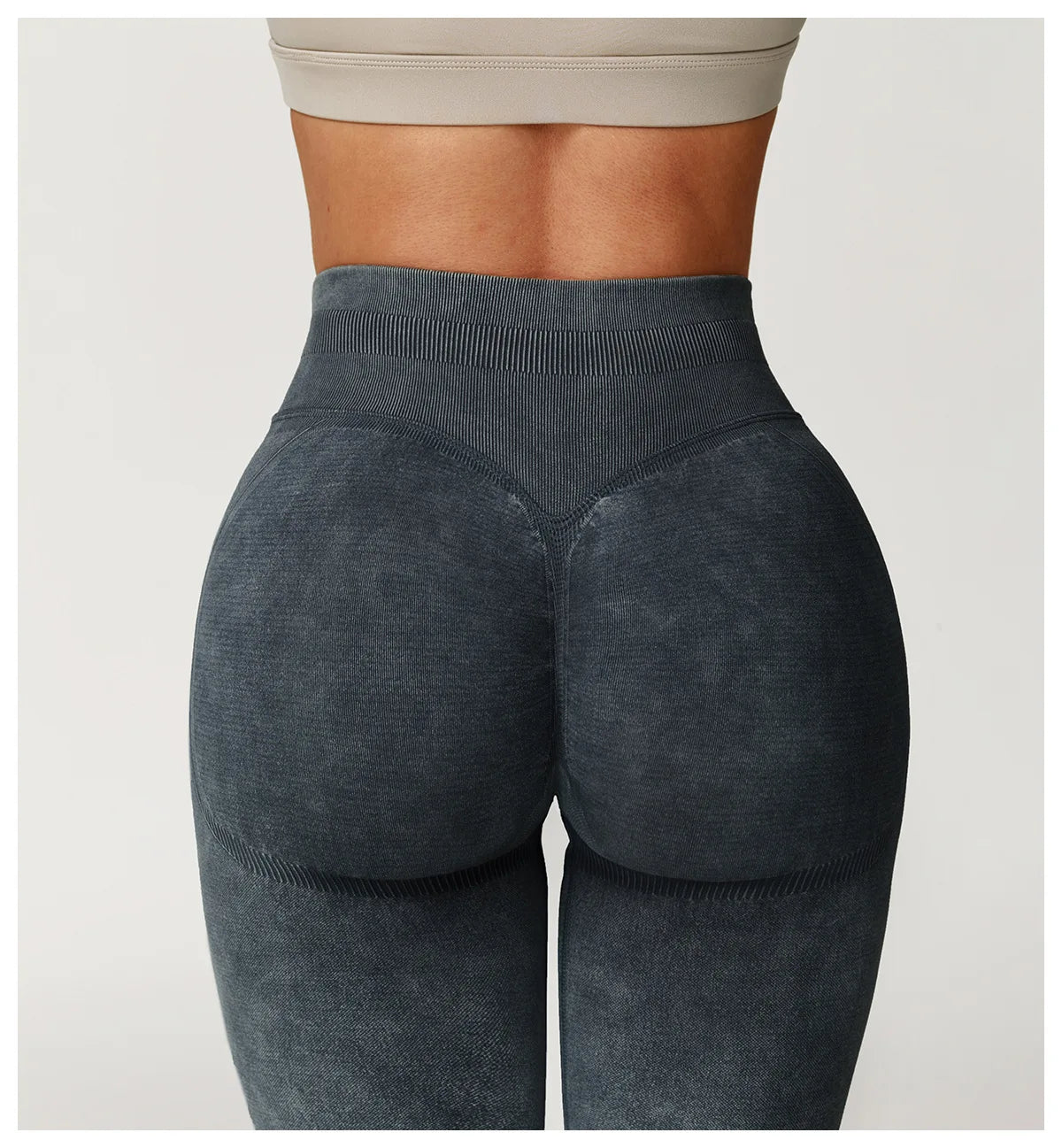 Yoga Pants Impact Leggings Women SeamlessStay comfortable and supported during workouts with these seamless high-waist ribbed yoga leggings for women—perfect for the gym and everyday activewear! -