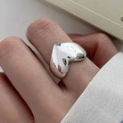 Sterling Silver Hollow Out Rings -