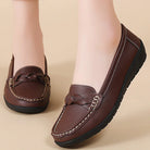 Shoes Women 2025 New Loafers Slip On Flats Leather Shoes Woman Comfortable Flat Shoes Women White Zapatos Mujer Women's Footwear -