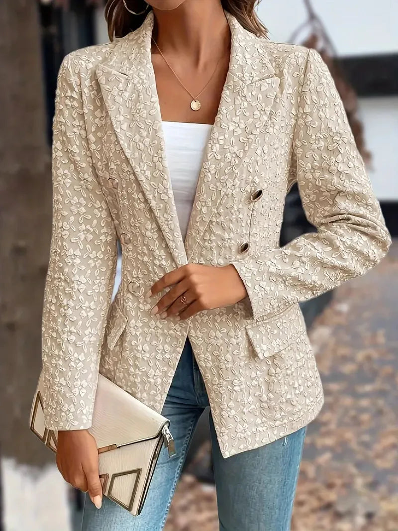 Elevate your outfit with this stylish women's blue blazer—chic and versatile for any occasion! -
