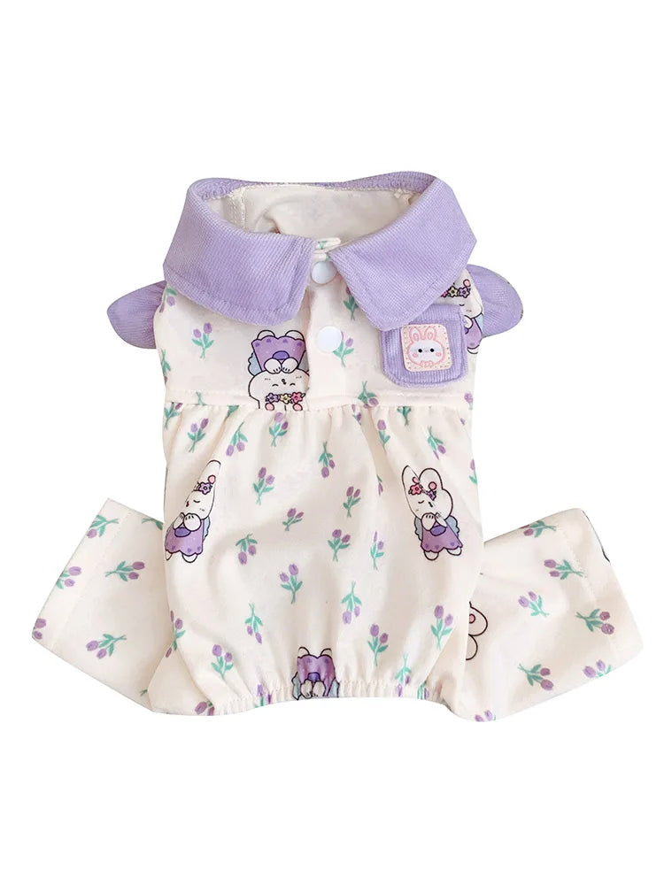 Keep your dogs comfortable at home with these cozy pet clothes—ideal for lounging and relaxing in style! -