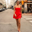Sexy Women's Mini Dresses Sleeveless -