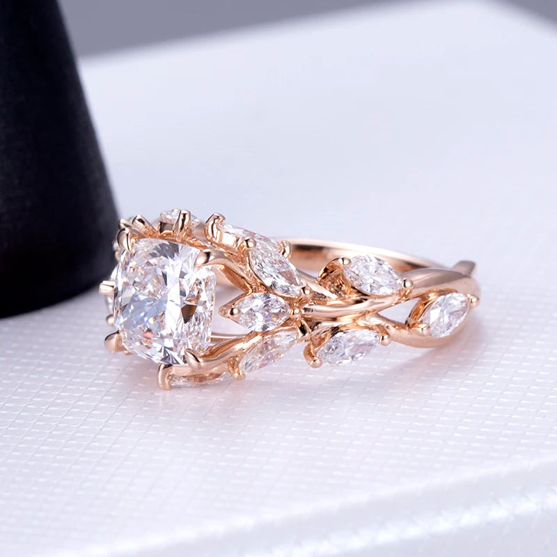 18k Gold 1.5ct E VVS Engagement Ring Style Lab Diamond -