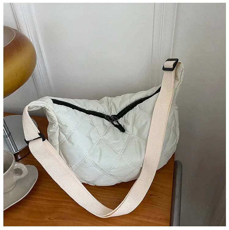 Carry your essentials in style with these embroidery crossbody bags Featuring a large capacity and a shoulder strap, these handbags are both fashionable and functional—an ideal accessory for any outfit. -