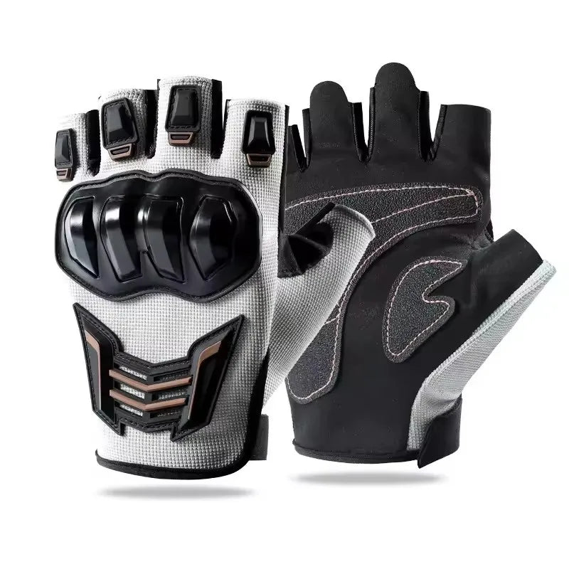 Breathable Motorcycle Gloves Half Finger -