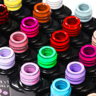 Explore your creativity with this comprehensive set of 129 colors of 7ML nail gel polish. Perfect for nail art enthusiasts, these semi-permanent colors allow for endless possibilities and stylish designs. -