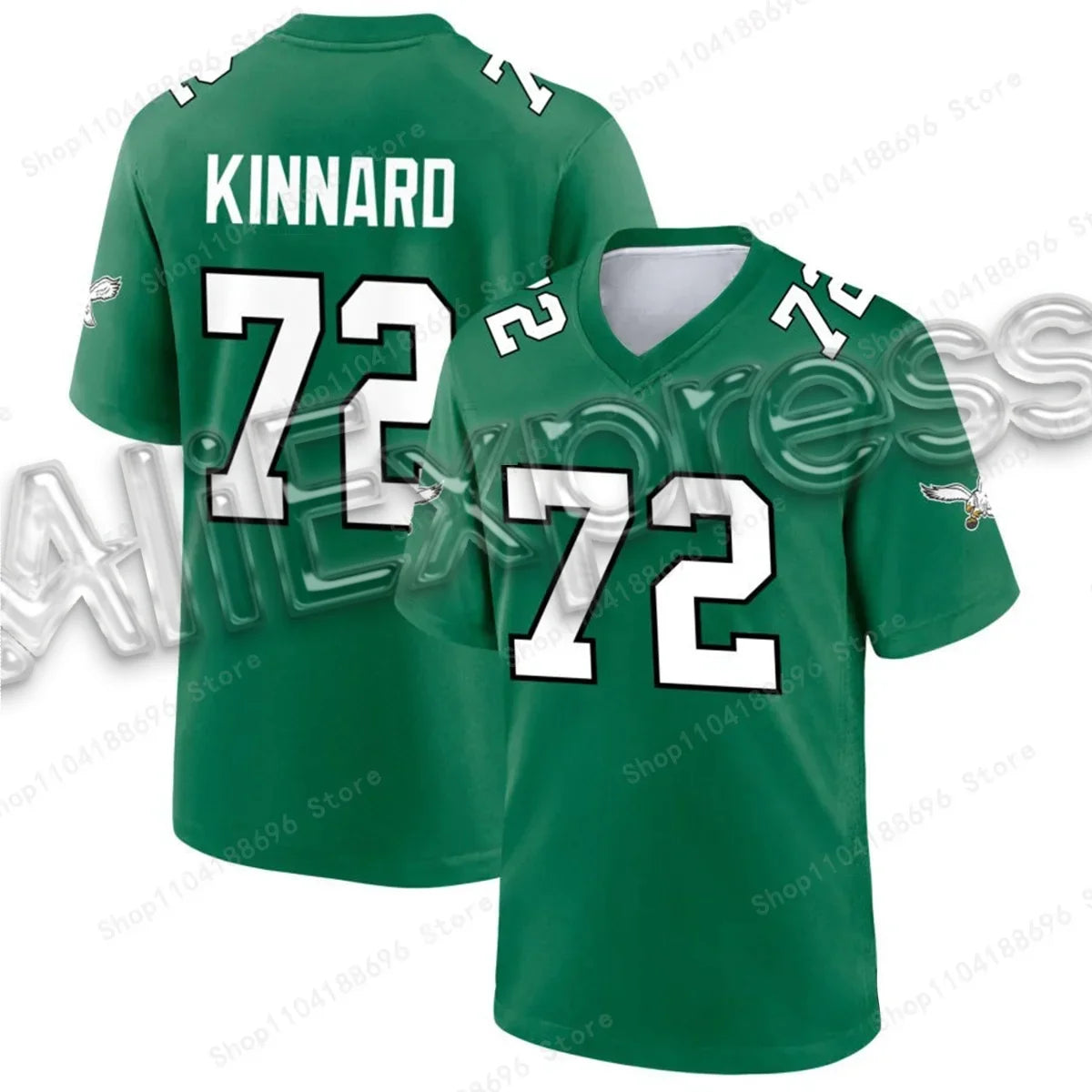 Philadelphia Eagles Game Jersey - Kelly Green -