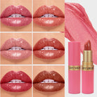 Pearlescent Pink Glitter Velvet Lipstick Metallic Waterproof Long Lasting Matte Shimmer Diamond Lipstick Women Makeup Cosmetic -