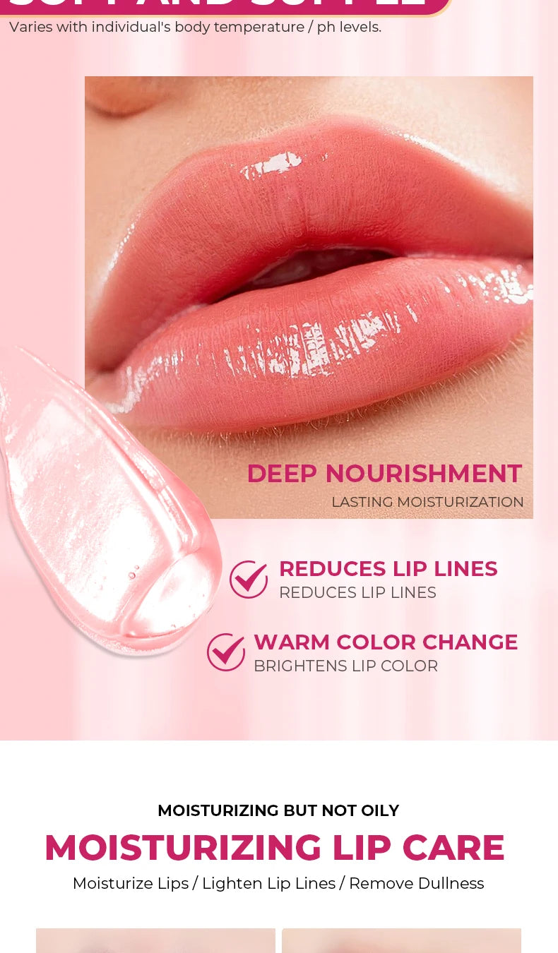 Beauty Glazed Bear Moisturizing Lipstick,Colored Lip Balm,Nourishing Lip stick,Easy To Color,Watery -