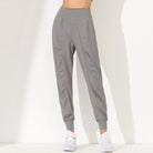 Woman Yoga Pants Hem Bound Running Fitness Loose Slim Quick-Dry Yoga Pants Pleated Capris Pockets Jogging Pants Sports pants -