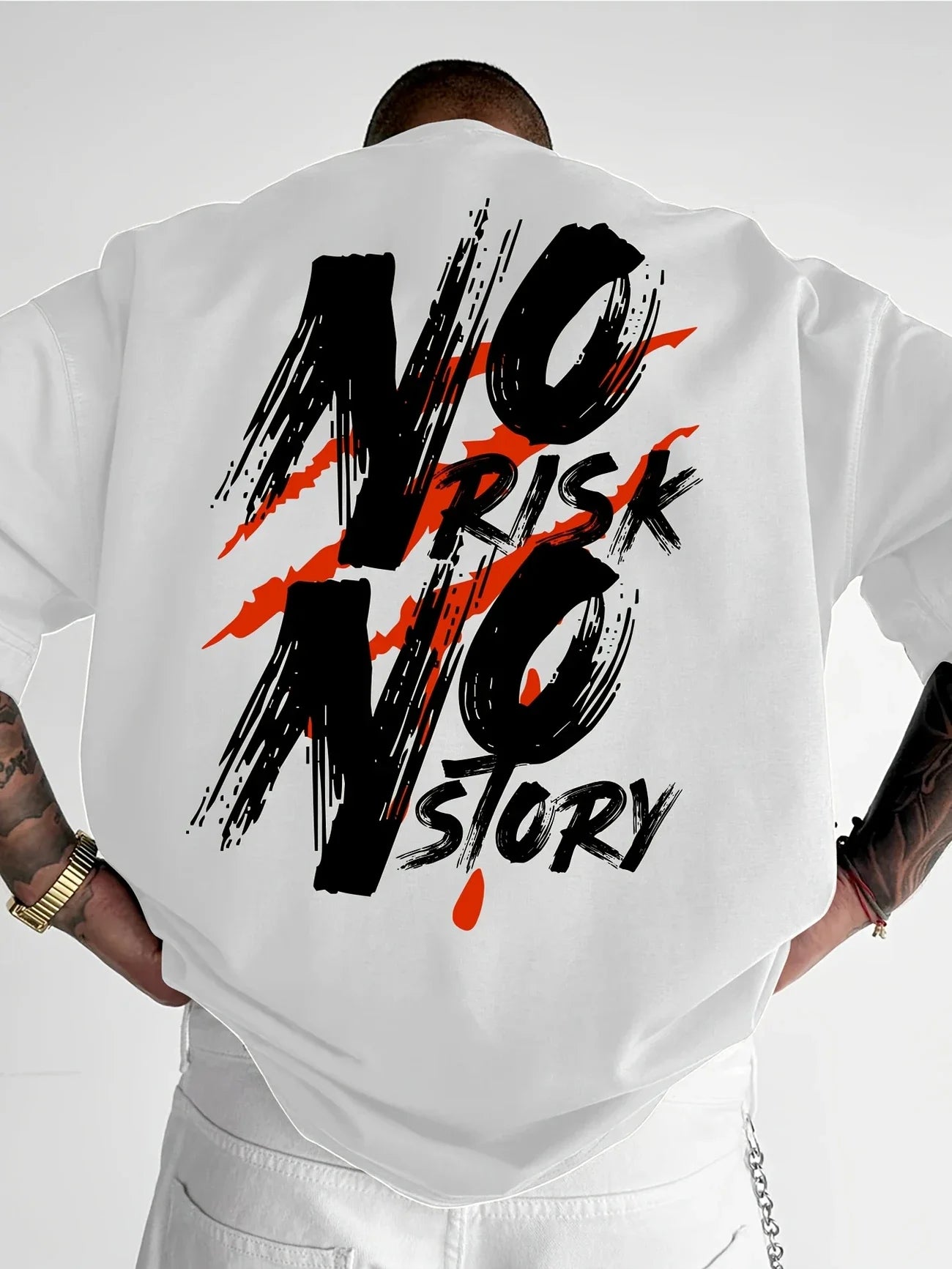 Men's No Risk, No Story T-shirt -