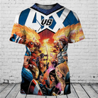 Fashionable men's 3D T-shirt (MARVEL) -