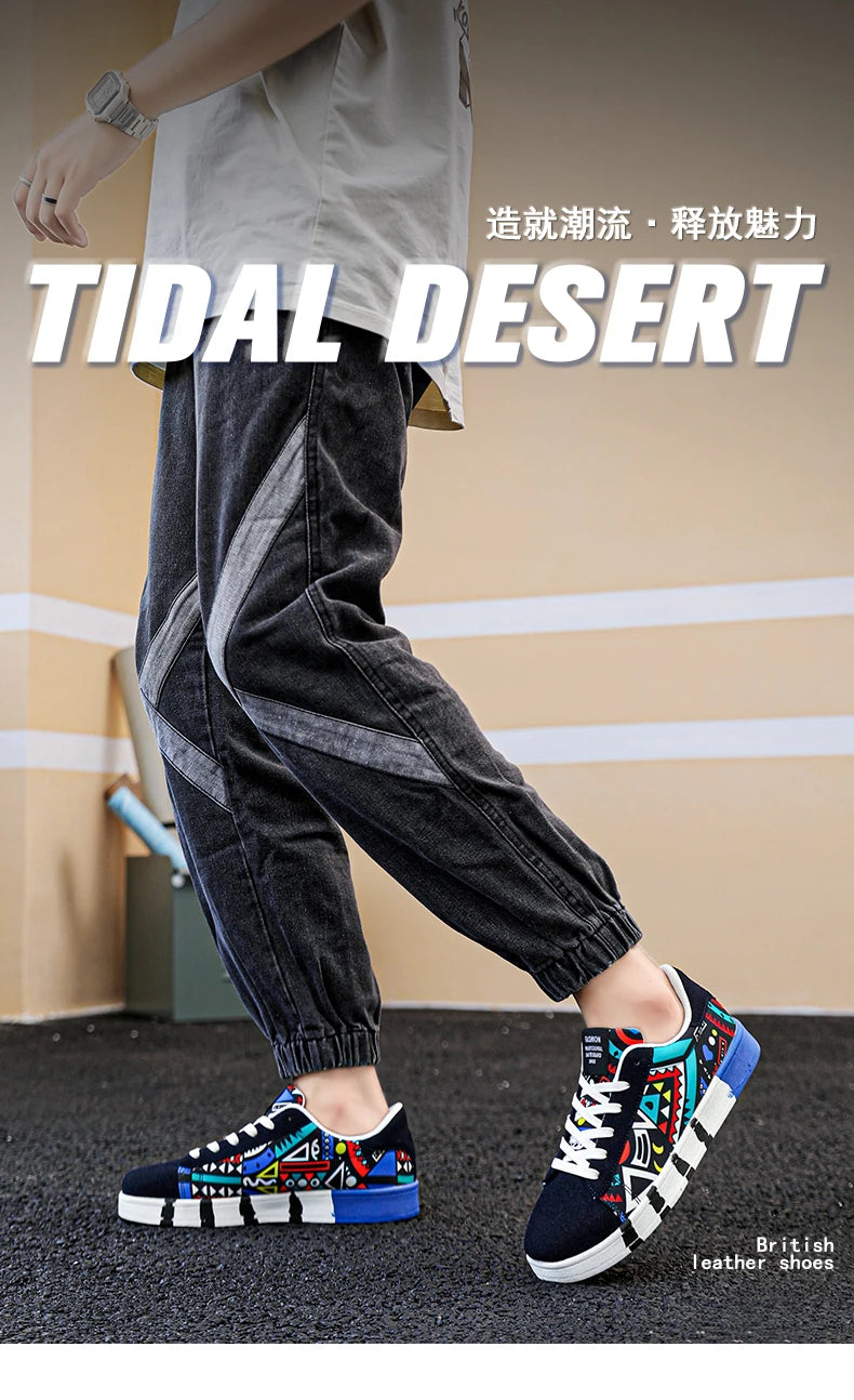 Men Flat Bottomed Shoes Fashion Popular with Colorful Outdoor Sneakers That Comfort Non Slip High-quality Fitness Leisure Shoes -