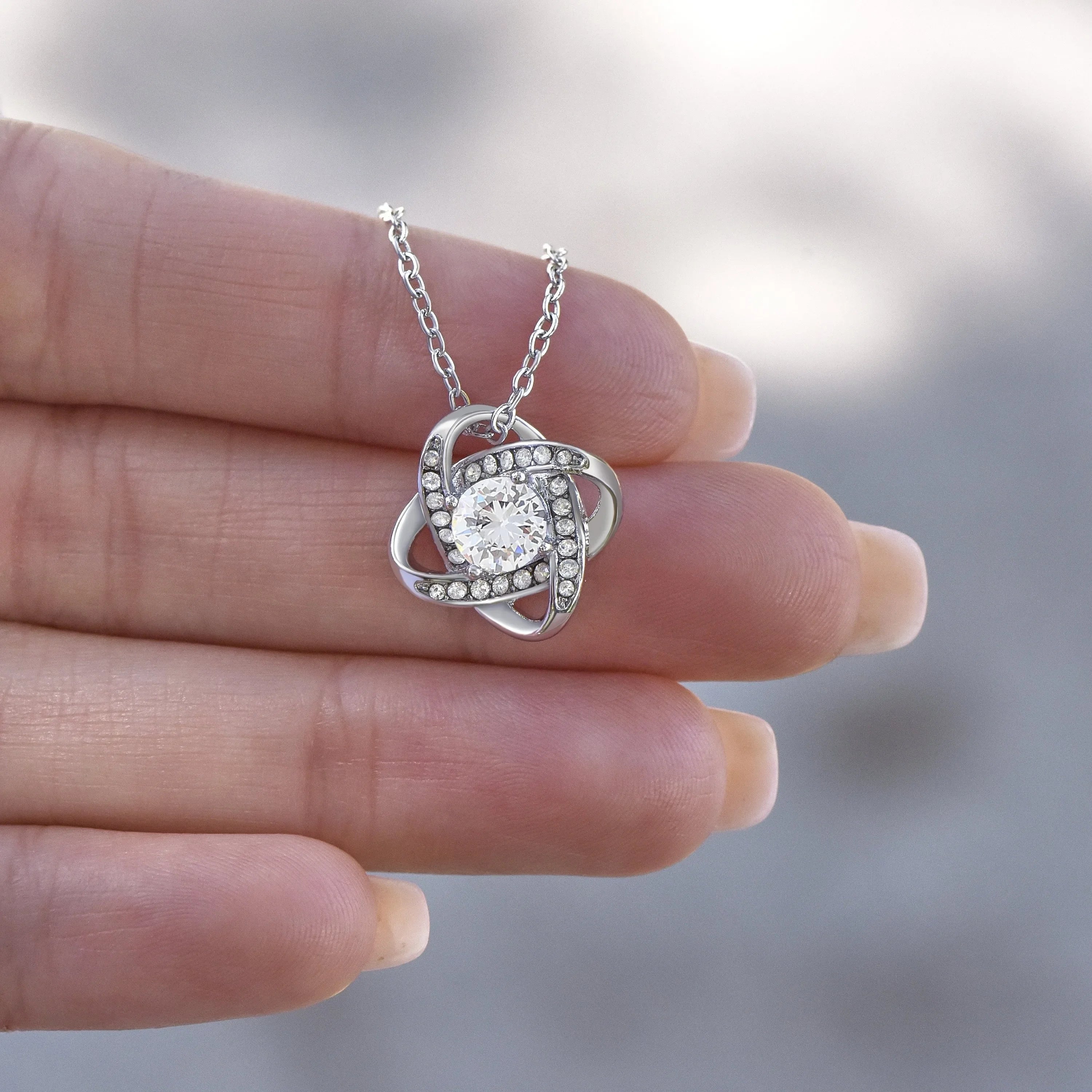 Make a thoughtful and stylish gift with this girl necklace, which comes with a message card and box. Perfect for showing someone special how much you care. -
