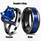 Fashion Couple Rings Romantic -