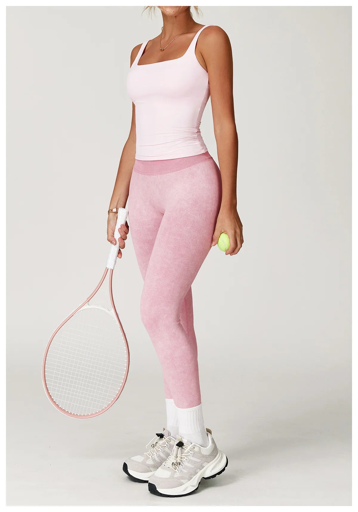 Yoga Pants Impact Leggings Women SeamlessStay comfortable and supported during workouts with these seamless high-waist ribbed yoga leggings for women—perfect for the gym and everyday activewear! -