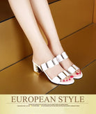 Shoes for Women 2023 Women Fashion Spring Summer High Heel Sandals Lady Sexy Comfortable Female Cute PU Sandals Women Shoes -