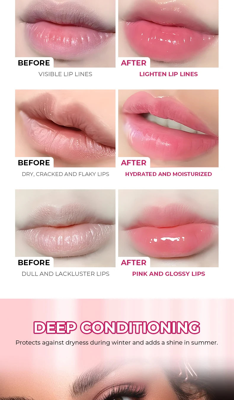Beauty Glazed Bear Moisturizing Lipstick,Colored Lip Balm,Nourishing Lip stick,Easy To Color,Watery -