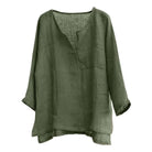 V Neck Men Shirt Long Sleeve -
