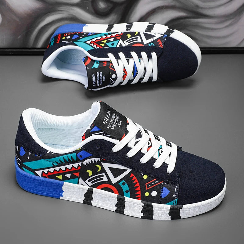 Men Flat Bottomed Shoes Fashion Popular with Colorful Outdoor Sneakers That Comfort Non Slip High-quality Fitness Leisure Shoes -