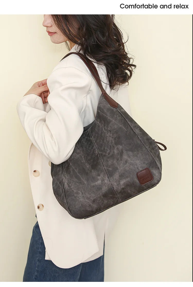 Stay organized and stylish with this large work tote bag for women. Designed with designer PU leather, this big bucket bag is perfect for carrying all your essentials in a chic and fashionable way. -