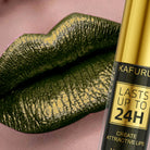 3 Colors Smoky Green Lipstick -