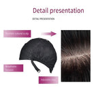 High temperature silk fashion synthetic wig long curly hair breathable -