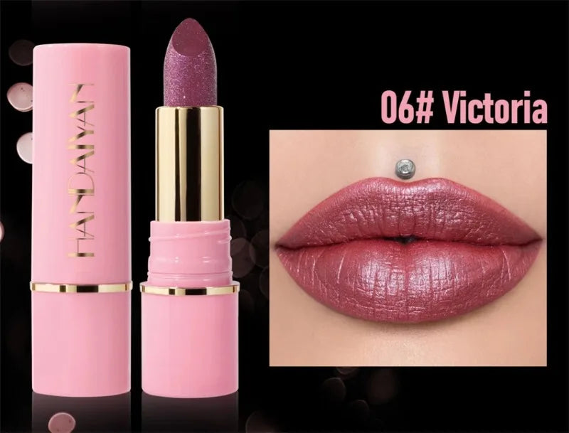 8 Colors Lipstick (Metallic) -
