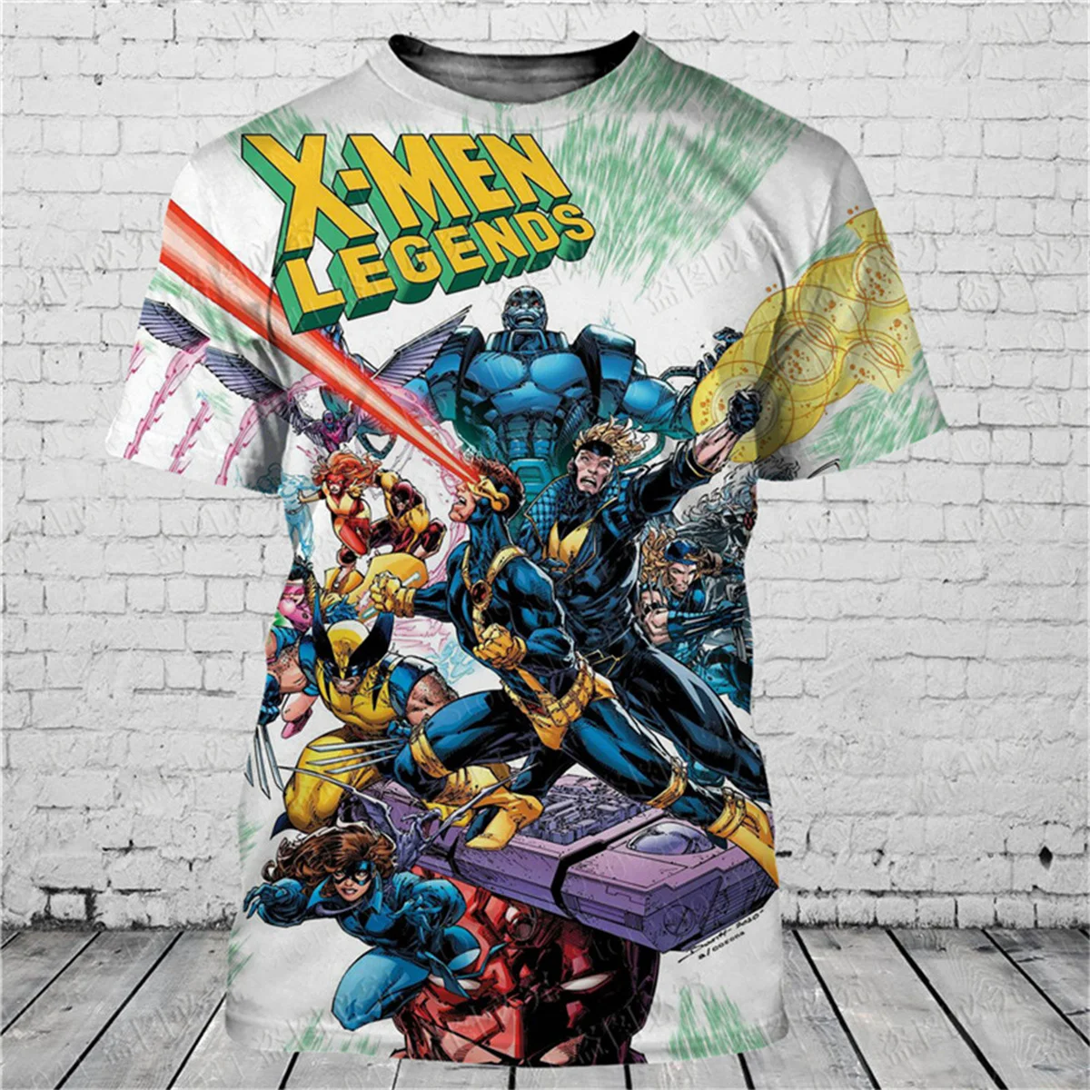 Fashionable men's 3D T-shirt (MARVEL) -