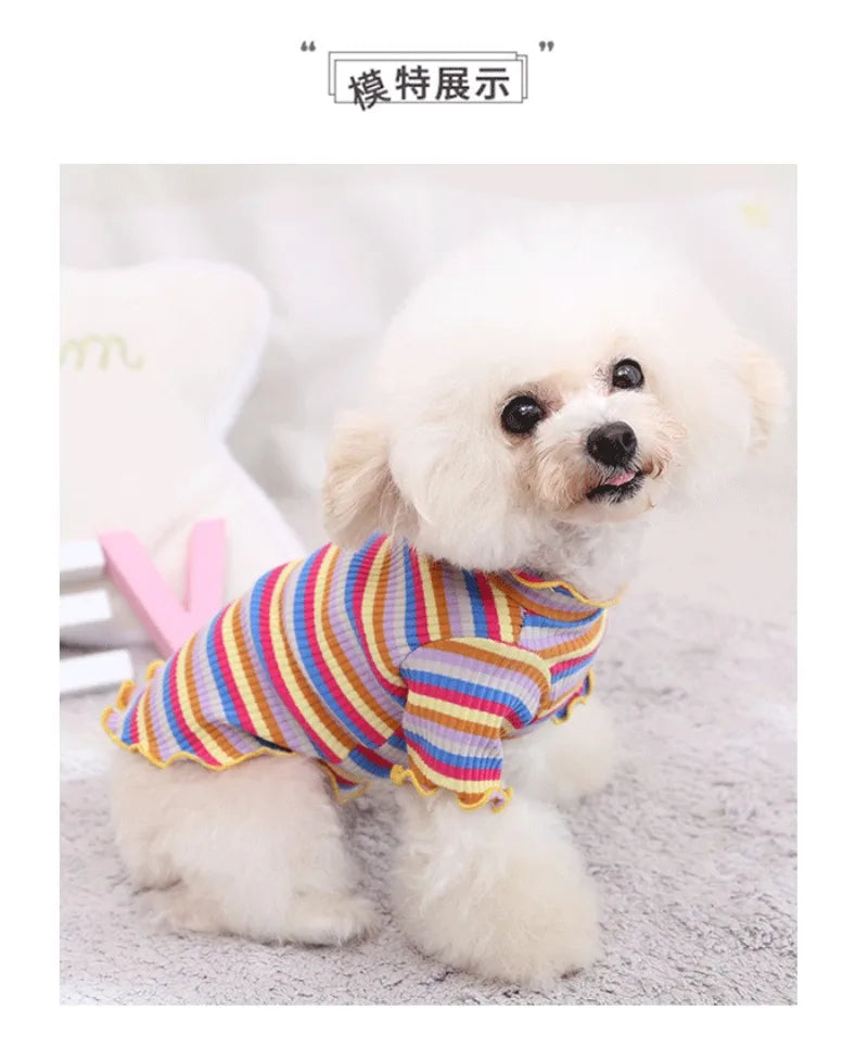 Dress your puppy in style with this cute and cozy vest T-shirt—perfect for keeping your furry friend comfortable and fashionable! -