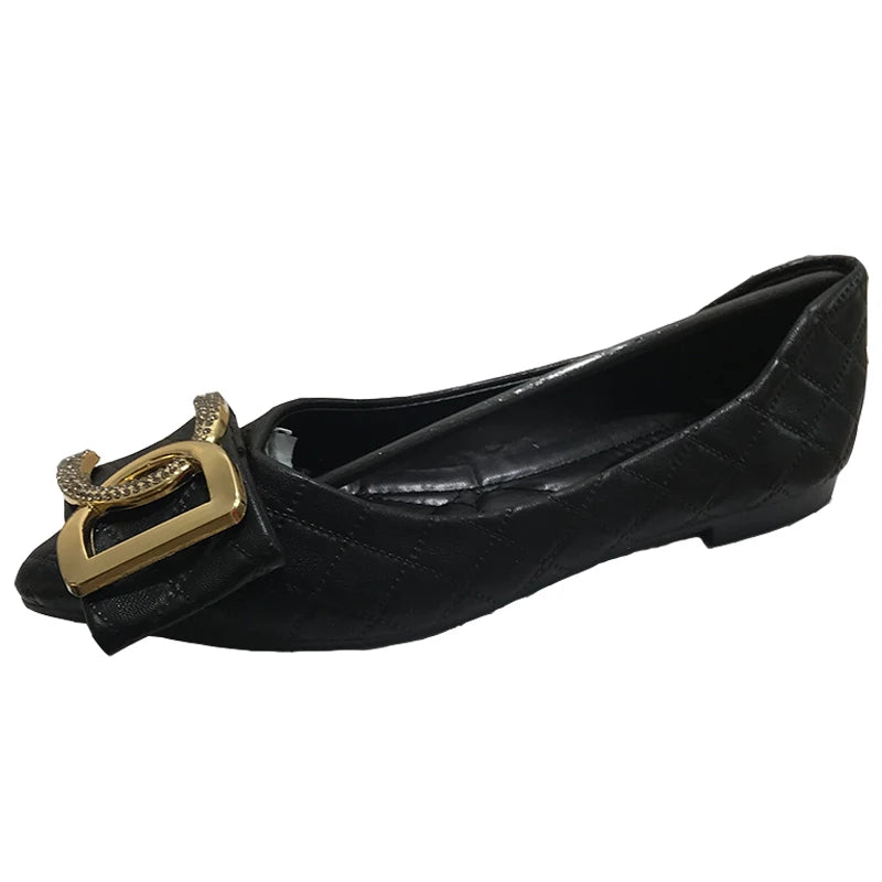 Pointed Flat Loafers -