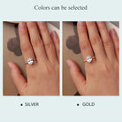 3.5CT Oval Cut Ring -