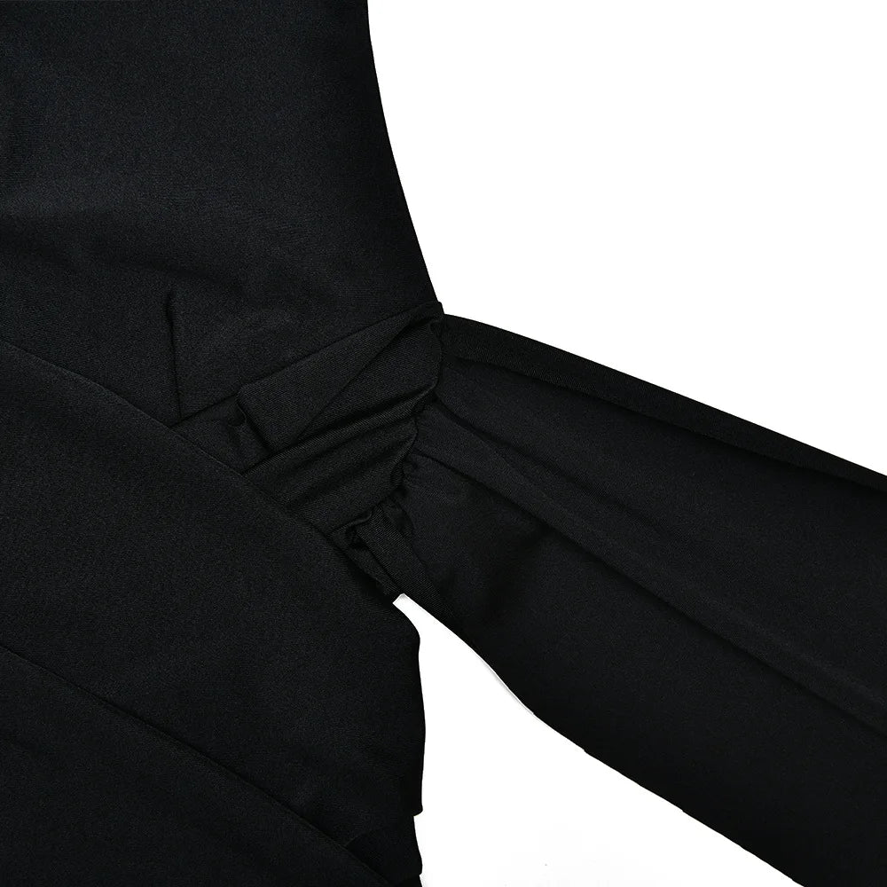 Turtleneck Sleeveless Sexy Mini Dress For Women -