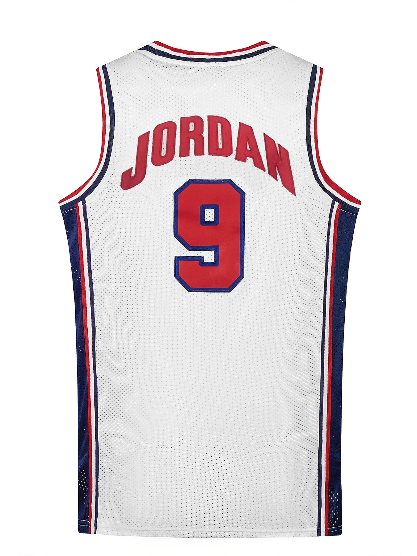 Men's Embroidered Team USA Basketball Jerseys (Throw Back) -