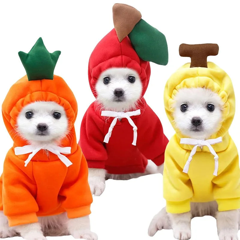 Keep your pets cozy and stylish with these fleece clothes—designed for small and medium-sized dogs and cats to stay warm and fashionable in the autumn and winter seasons! -