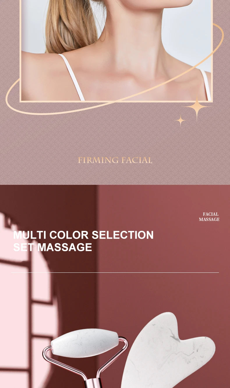 Enhance your skincare routine with this facial roller for the face, neck, and eyes. This resin massage tool can help improve circulation, reduce puffiness, and promote relaxation for a revitalized complexion. -