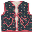 Kids Girls Clothes 25AW New Toddler Cute Bow Strawberry Printed Dresses Denim Vest Dress Jeans Children Clothing -