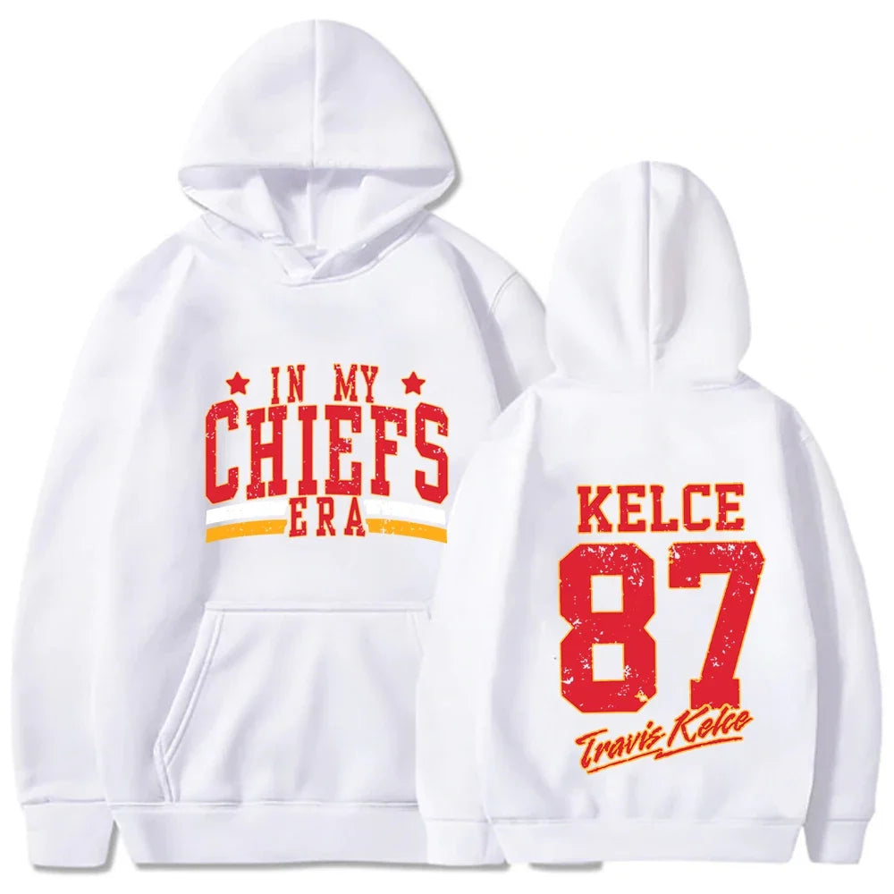 Chiefs Era Sweatshirt Kelce 87 -