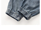 Classic Washed Blue Denim Jeans for Men -