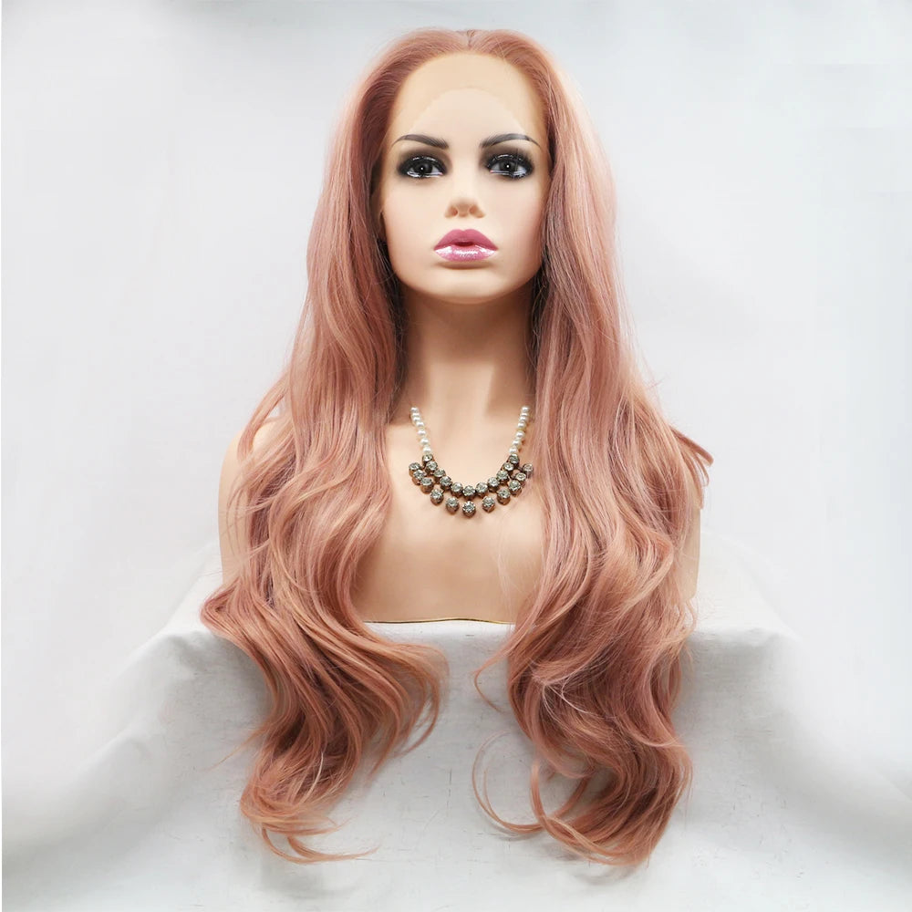Make a statement with this purple and blonde loose wave 13x4 lace front wig—vibrant, stylish, and designed for a natural, flawless look! -