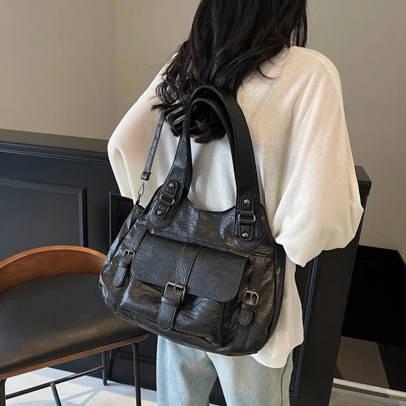 Make a statement with these luxurious handbags for women, crafted from leather and designed to be worn as shoulder bags. Elevate your style with these sac de luxe femme accessories, perfect for a chic and sophisticated look! -