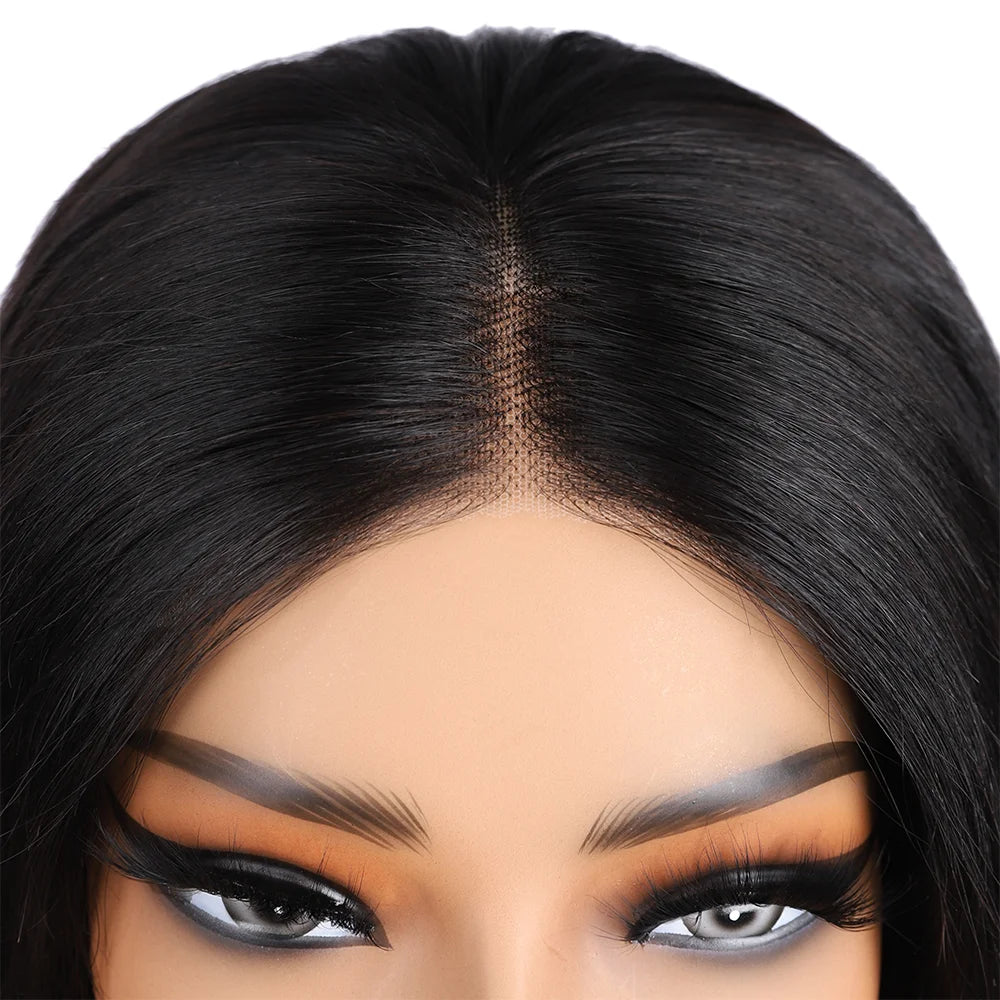 Wear And Go Glueless Wigs Human Hair Bob Straight Pre Cut Lace Front Wigs Human Hair Upgraded No Glue Lace Front Wigs For Women -