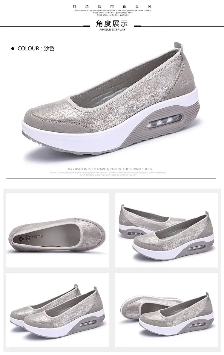 Shoes for Women Shoes 2025 New Flats Women Loafers Slip on Shoes Woman Tenis Feminino Casual Outdoors Plus Size Woman Sneakers -