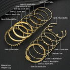 Gold Bracelets Set for Women -