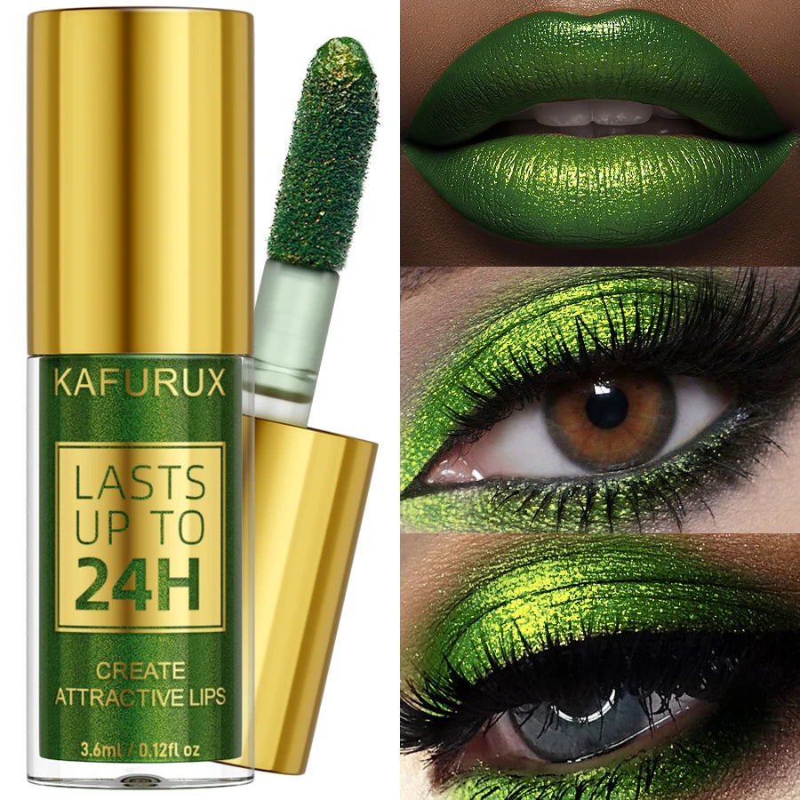 3 Colors Smoky Green Lipstick -