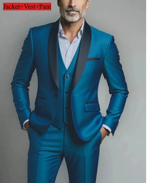 Men Formal Slim Fit Tuxedo -
