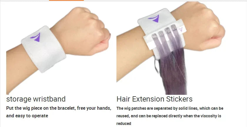 V-Light Technology Hair Extension Machine white Hair Extension Tools Kit Set with V light Hair extension glue -