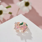 Aesthetic Flower Butterfly Rings -