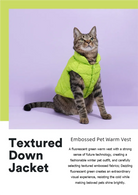 Keep your pets warm in the winter cold with these cotton clothing options—suitable for both cats and dogs, providing universal comfort and warmth! -