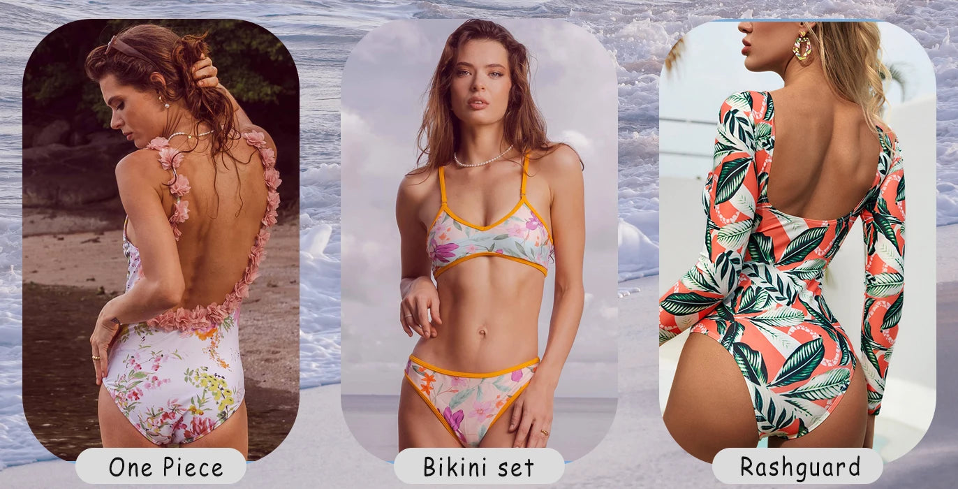 One Shoulder Swimsuit Women Swimwear 2025 Sexy Bikinis Female Biquini Hollowen Swim Suits Cut Out Bodysuit Bathingsuit Beachwear -